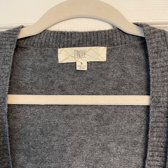 Pinque Long Open Front Cardigan - Picture 2 of 8